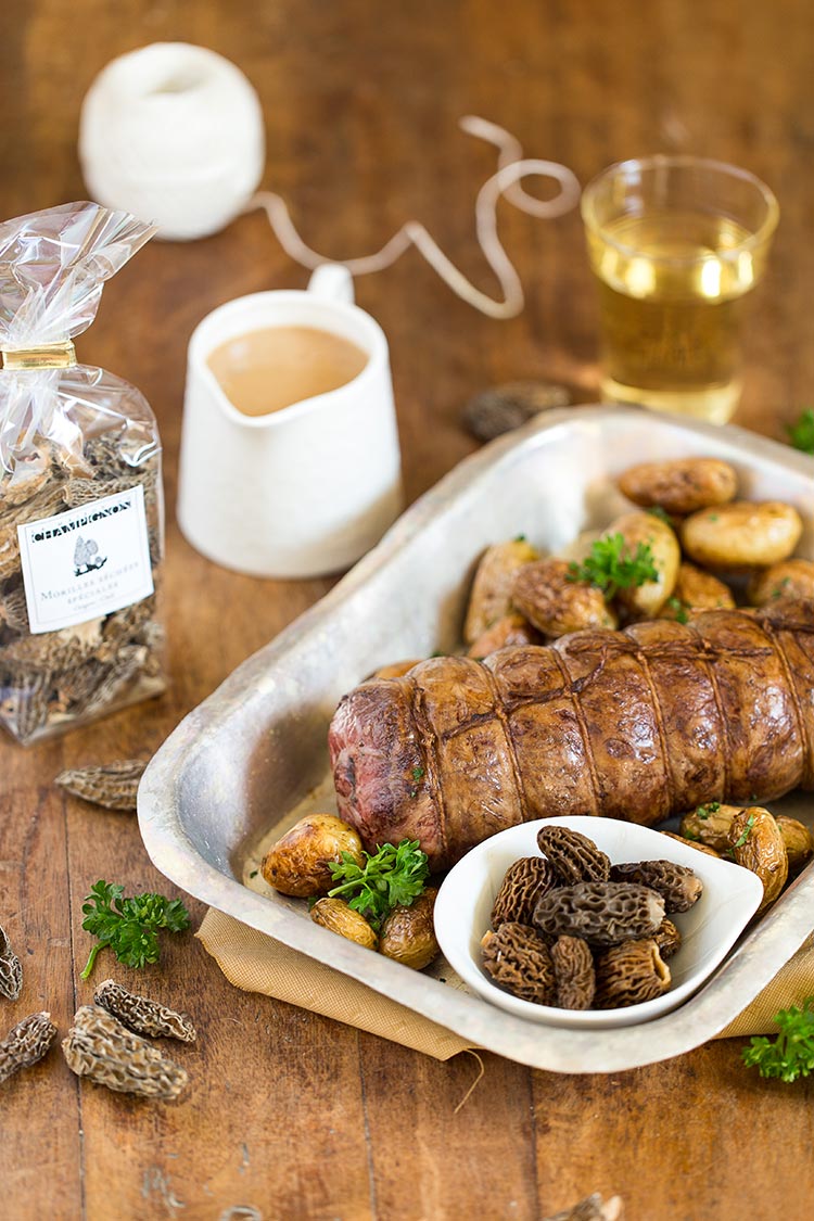 Filet de bœuf farci aux morilles