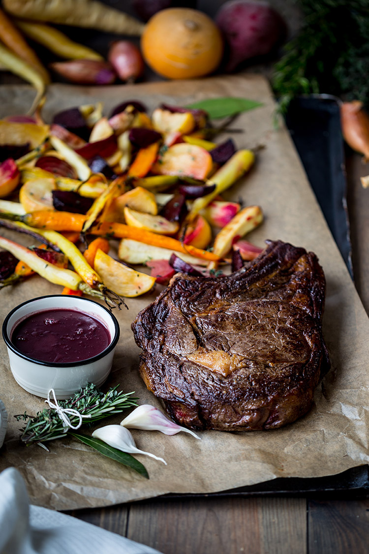 Côte de bœuf Black Angus et sa sauce vigneronne - Edélices