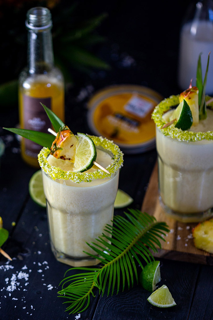 Piña Colada, verre givré au sucre