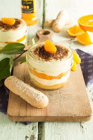 Tiramisu de mandarines à la vodka