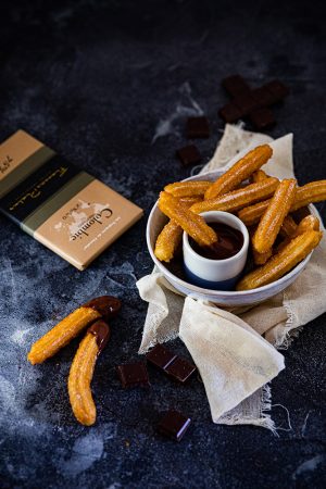 Churros con chocolate