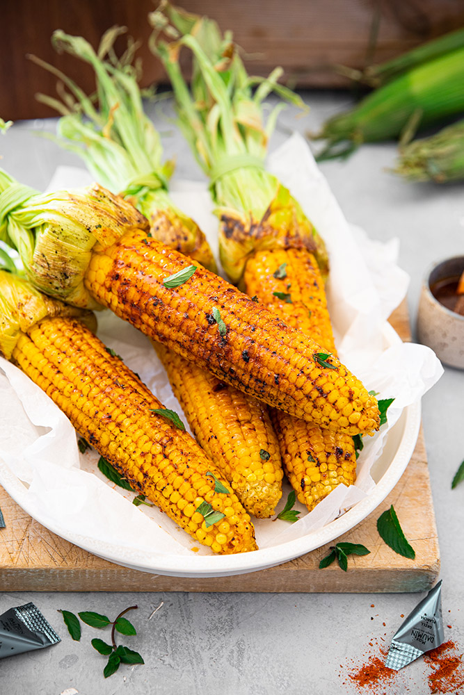 Épis de maïs grillé aux épices à barbecue - Edélices